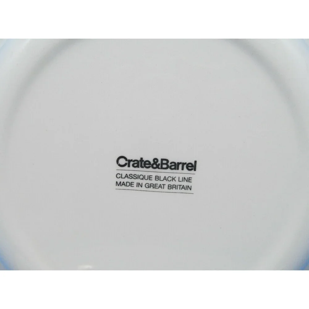 Crate & Barrel Classique Black Line 9 3/4